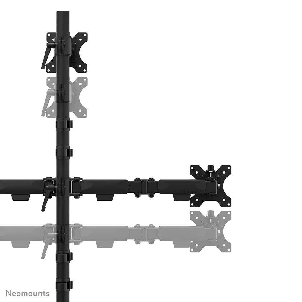 Neomounts DS60-600BL2-1 Bras de moniteur triple 10-32"